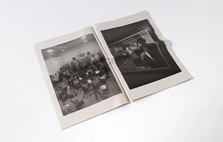 Broadsheet newspaper printing example