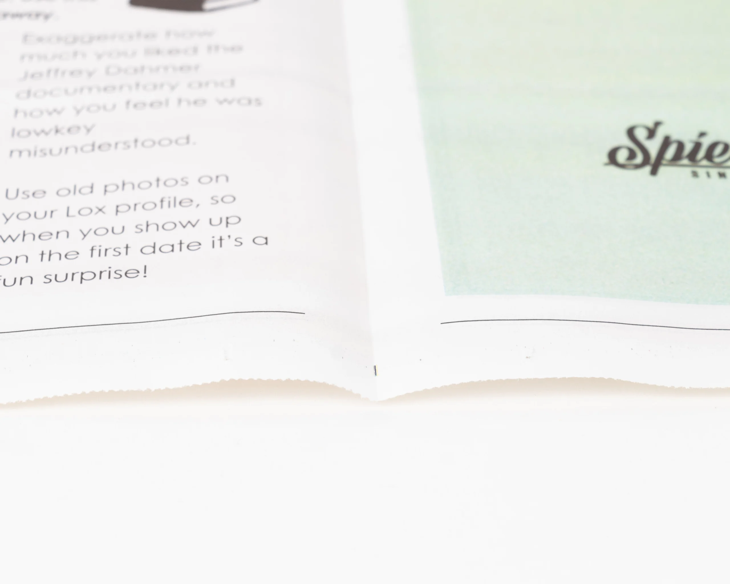 Newsprint Design Example