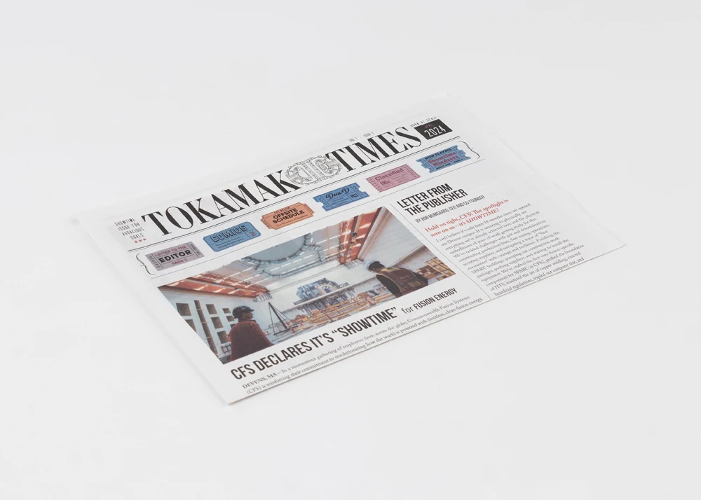 Newspaper printed by Thomas Group