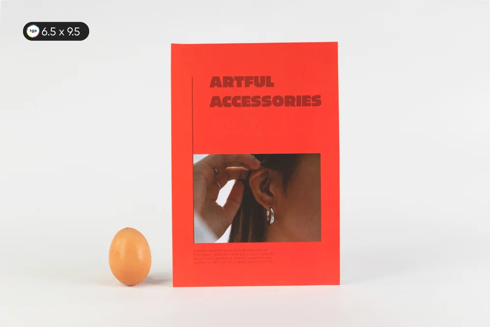 Postcard size: 6.5x9.5 inches - versatile and attention-grabbing dimensions.