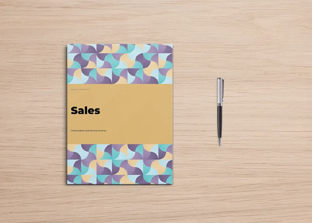 9 x 12 standard book size displayed next to a pen for scale. This size is commonly used for magazines.