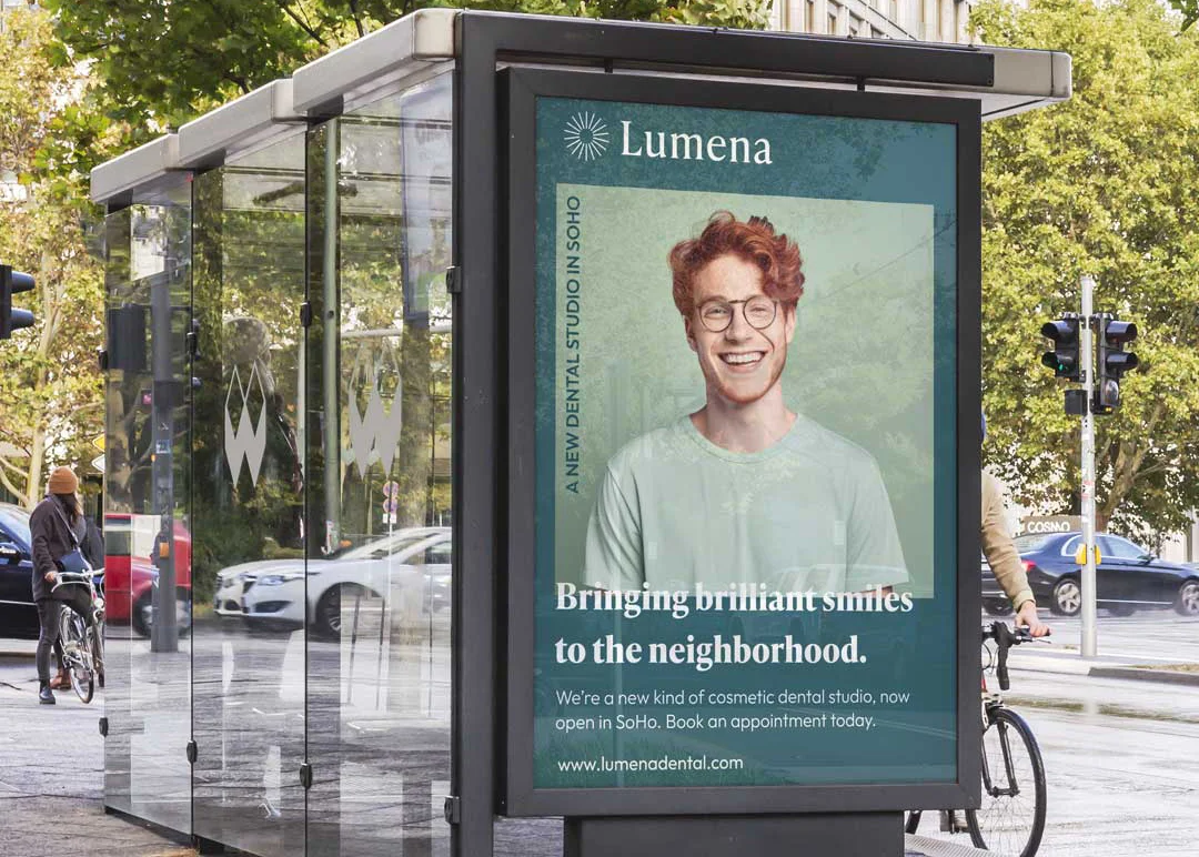 Bus stop poster