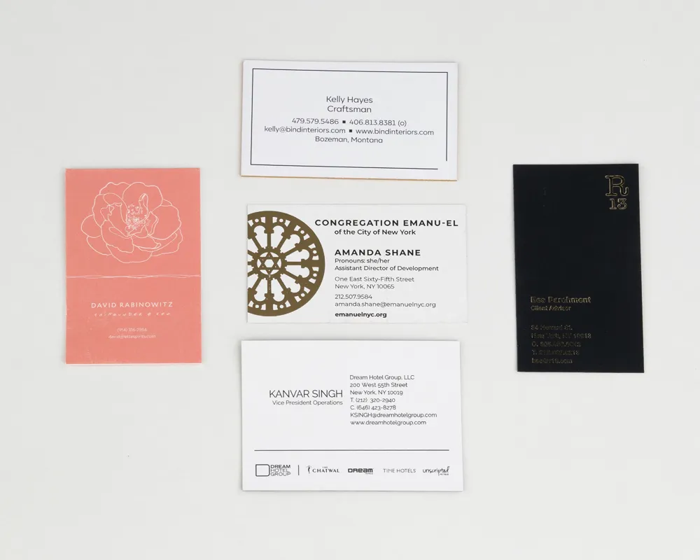 Business Cards 2 example for All About Commercial Printing