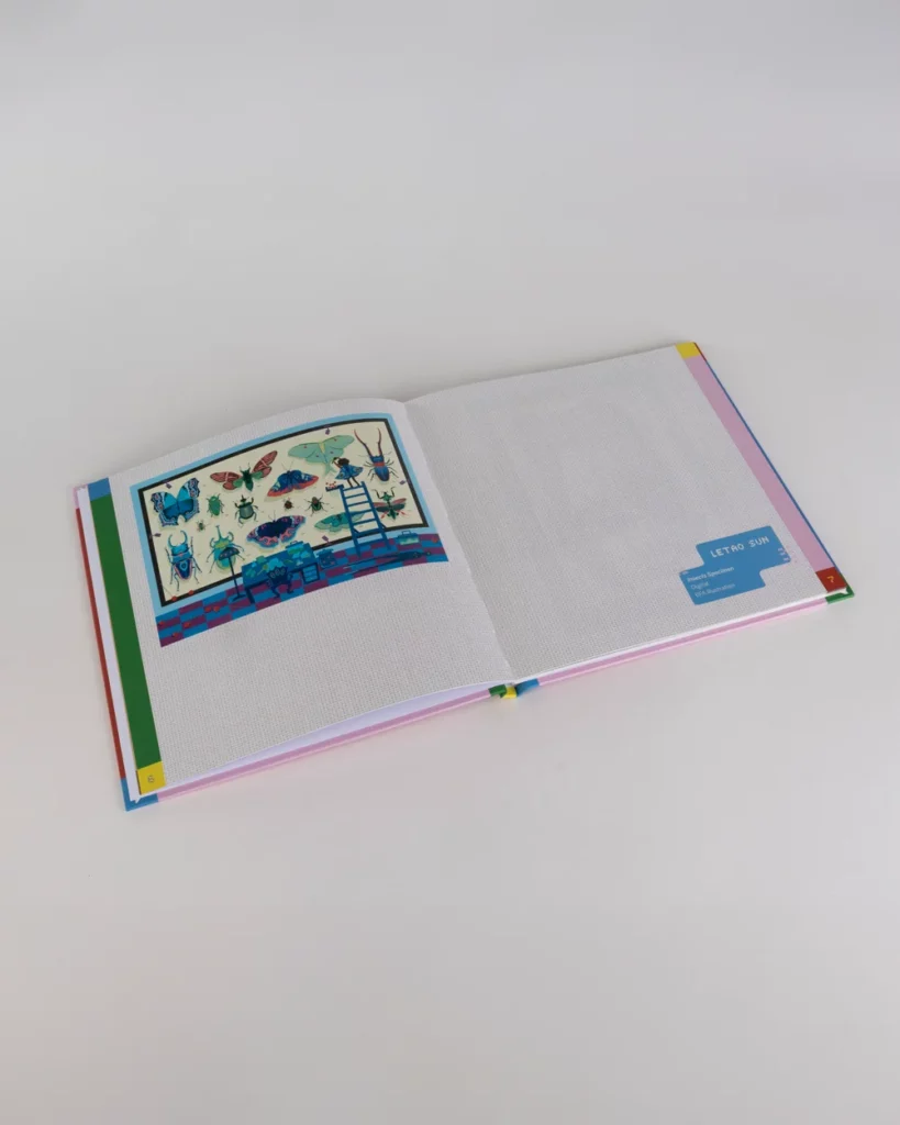 Case bound hardcover book example