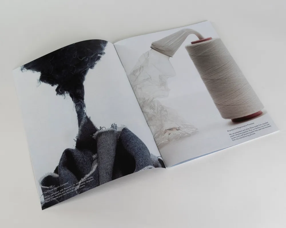 Saddle stitched booklet printed by Thomas Group Printing