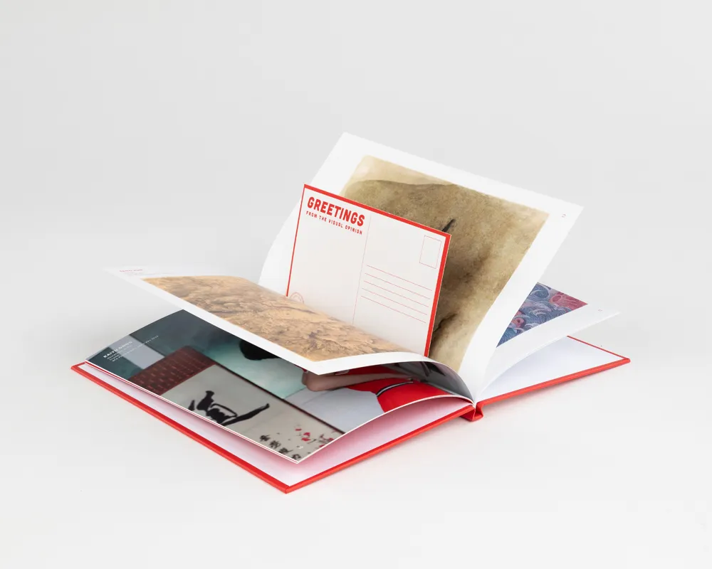 Case bound booklet with inserts printed by Thomas Group Printing