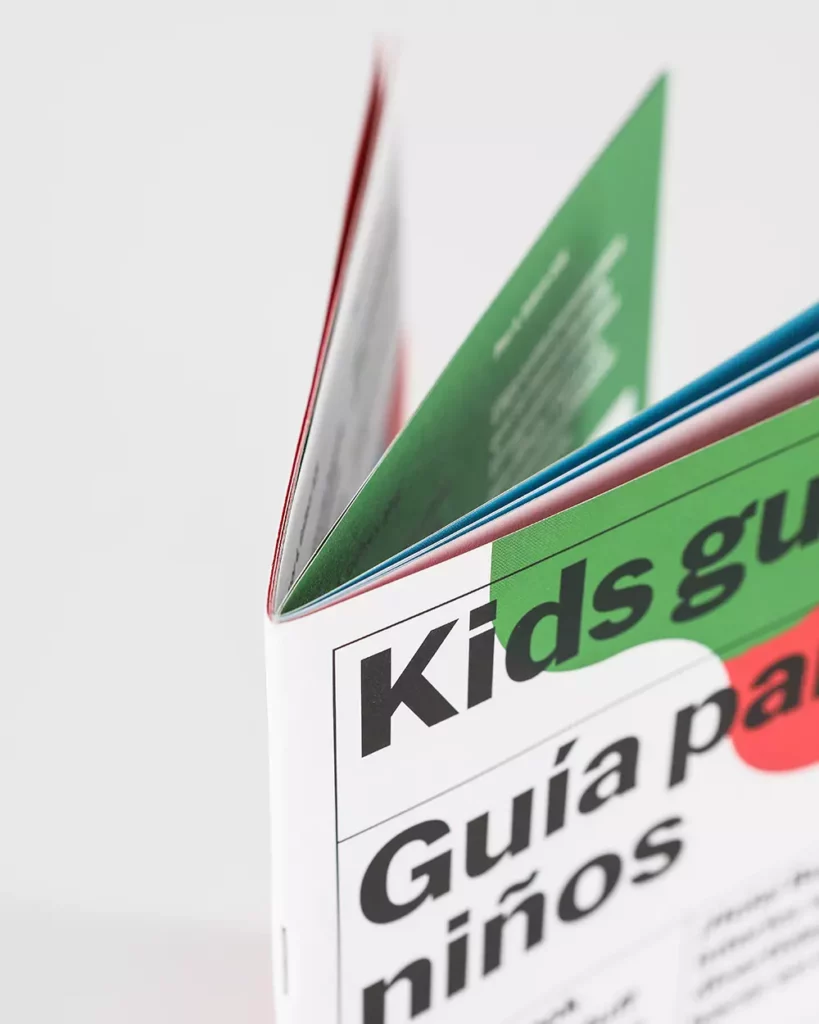 Saddle stitched kids guide booklet example