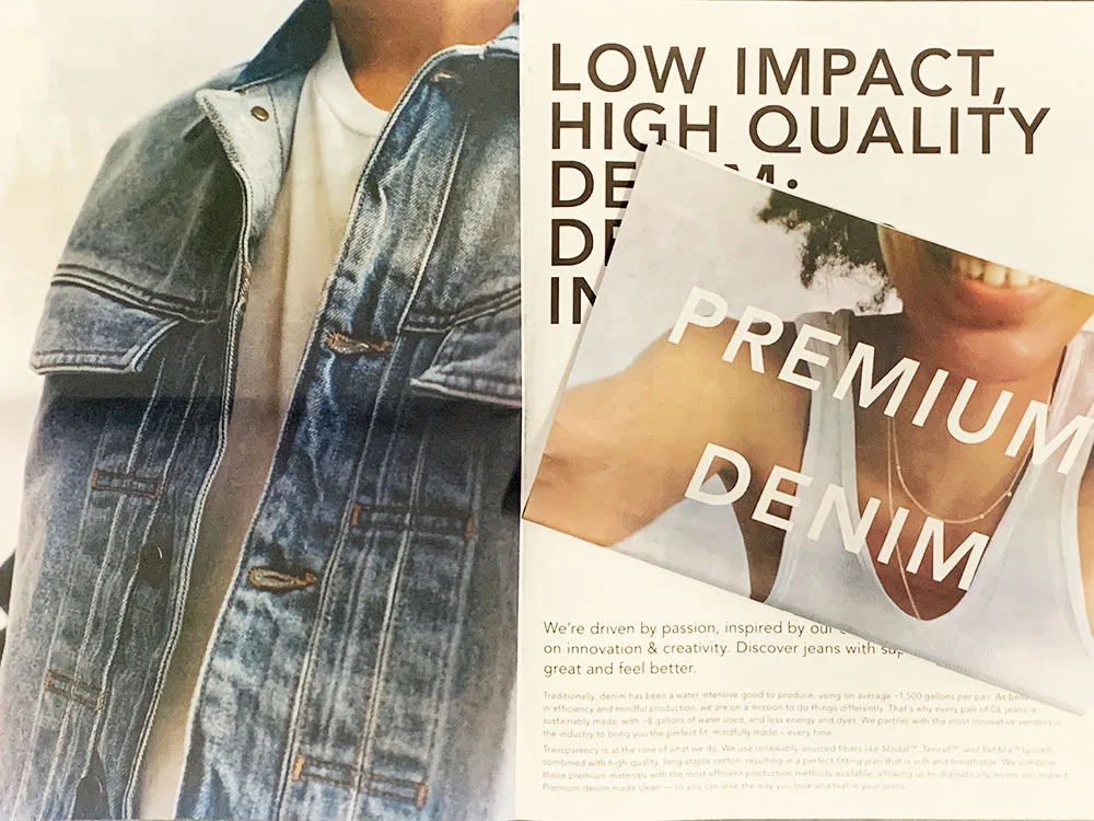A lookbook printing nyc project done on newsprint