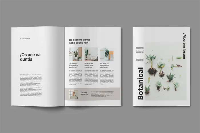 Botanical Magazine Template