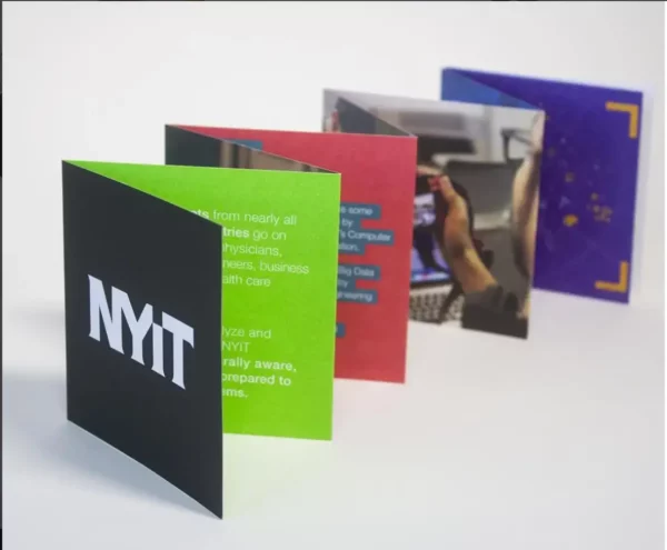 Accordion Folded Brochure Printing Job for NYIT