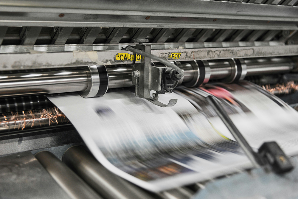 Commercial press printing