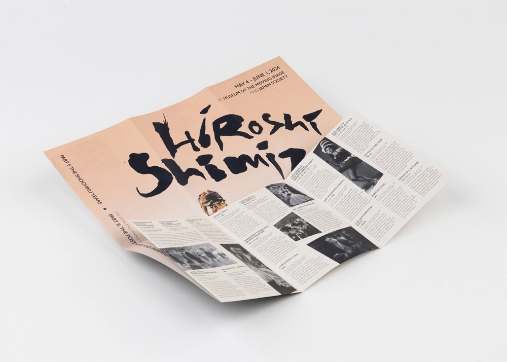 Booklet Design Example - Hiroshi Shimizu