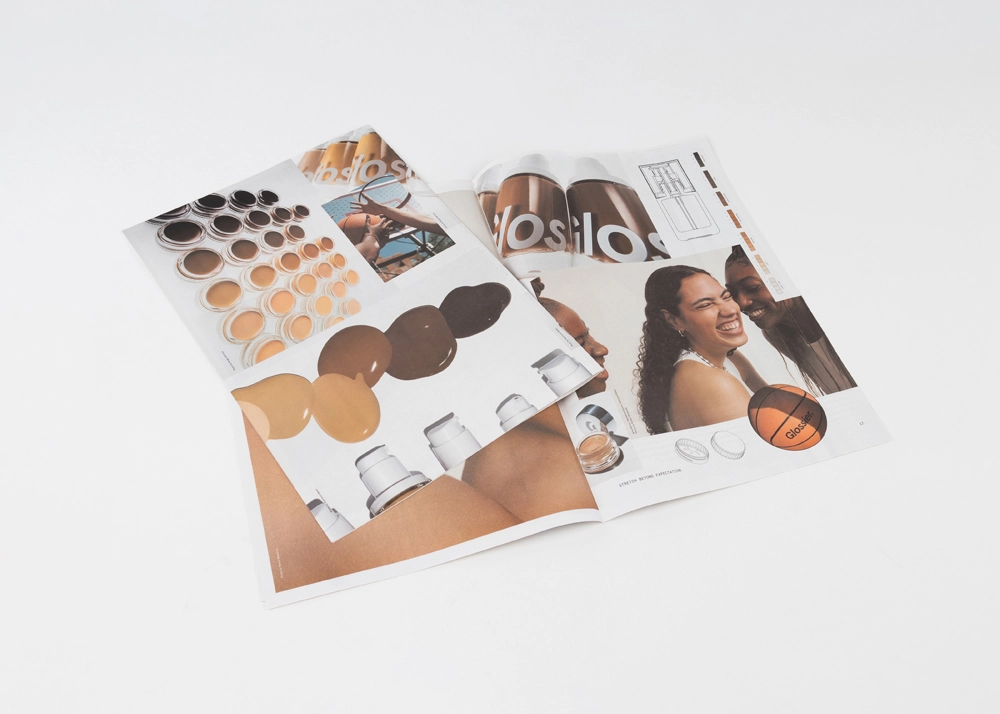 Newsprint magazine example options