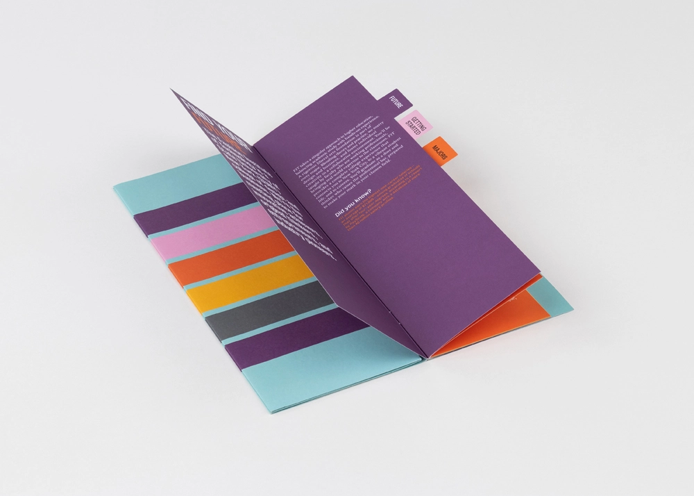Saddle stitched brochure style booklet example 