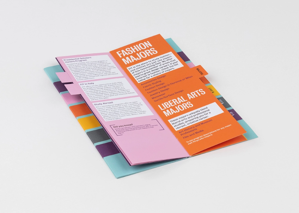Saddle stitched brochure style booklet example 