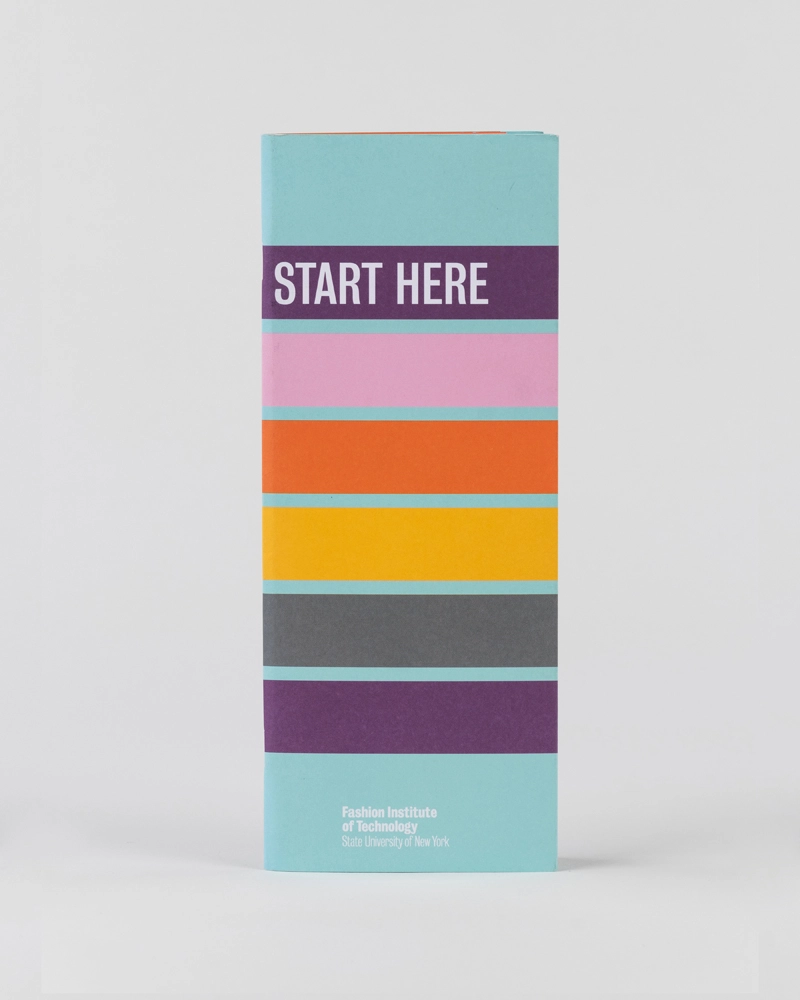 Saddle stitched brochure style booklet example 