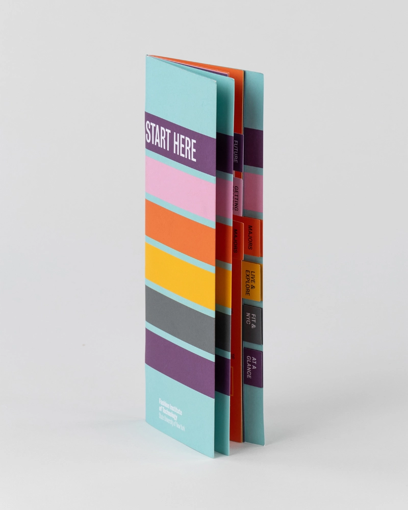 Saddle stitched brochure style booklet example